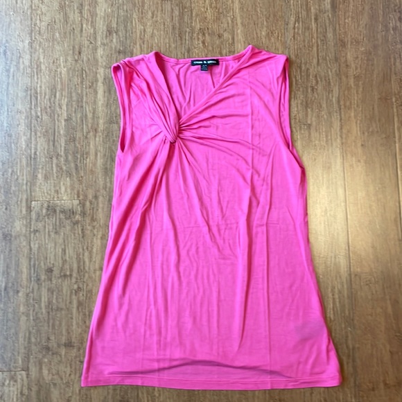 Cable & Gauge bubblegum pink tank top - Picture 1 of 2